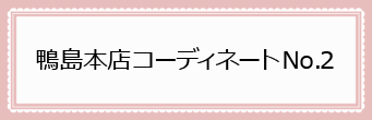 鴨島本店コーディネート No.2